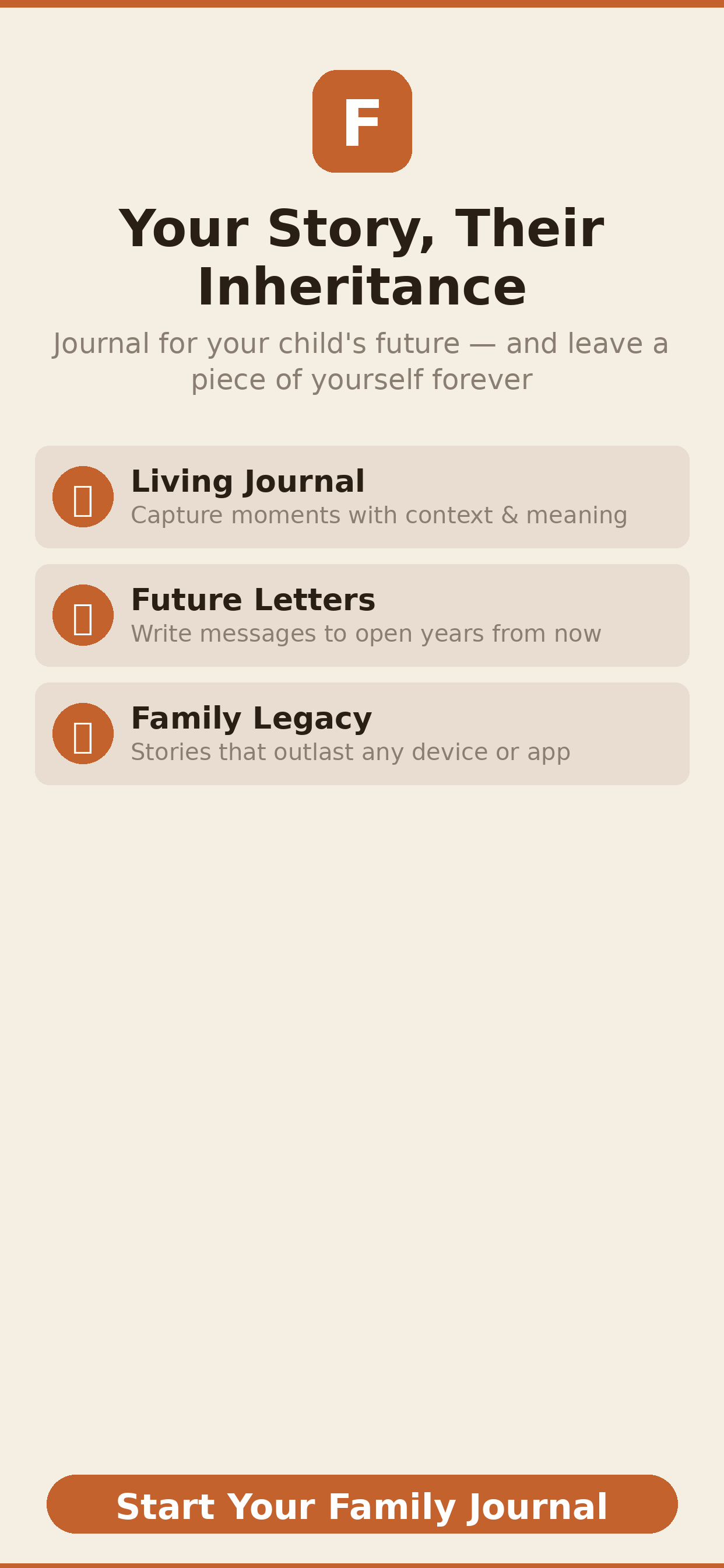 Forthword app — capture a moment